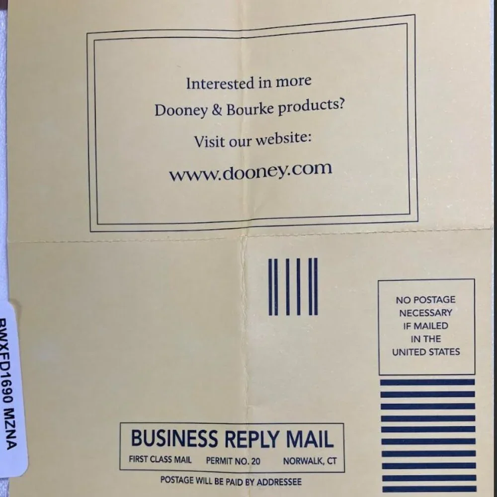 Dooney and Bourke Kiley Hobo Shoulder Bag With Authentic Registration Card NWOT